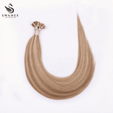 Flat Tip Pre Bonded Hair Extensions 100% Real Human Hair #P8/613