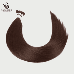 I Tip Pre Bonded Hair Extensions 100% Real Human Hair Dark Brown #4