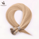 Hand-tied Weft Hair Extensions 100% Human Hair Highlight Blonde P18/613