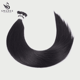 I Tip Pre Bonded Hair Extensions 100% Real Human Hair Natural Black #1B