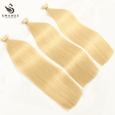 PU Tape In Hair Extensions #613 Blonde Color Tape Hair