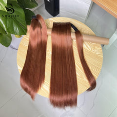 100% Human Hair Ponytail Extensions Straight #35