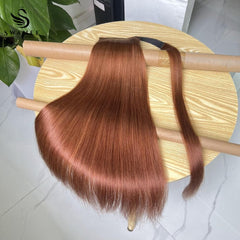 100% Human Hair Ponytail Extensions Straight #35