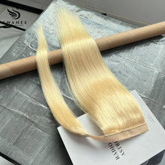 100% Human Hair Ponytail Extensions Straight #613 Blonde