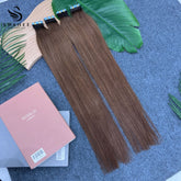 PU Tape In Hair Extensions 100% Remy Human Hair #T1B/30 Color
