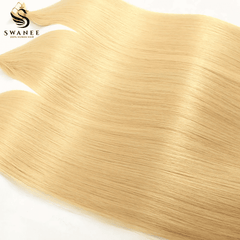 PU Tape In Hair Extensions #613 Blonde Color Tape Hair