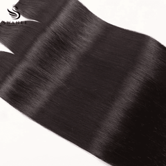 Slim PU Tape In Hair Extensions 100% Remy Human Hair Natural Black