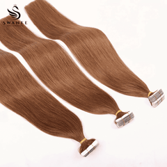 PU Tape In Hair Extensions #4 Dark Brown Tape Hair