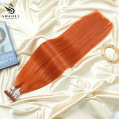 I Tip Pre Bonded Hair Extensions 100% Real Human Hair Blond Ginger Orange Color #350