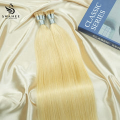 I Tip Pre Bonded Hair Extensions 100% Real Human Hair Blond #613