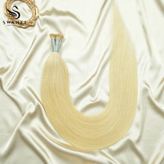 I Tip Pre Bonded Hair Extensions 100% Real Human Hair Blond #613