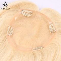 14x15cm Mono Base Human Hair Topper Hairpiece For Women #613