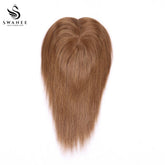 11x17cm Mono Base Human Hair Topper Hairpiece For Women #2