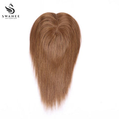 11x17cm Mono Base Human Hair Topper Hairpiece For Women #2