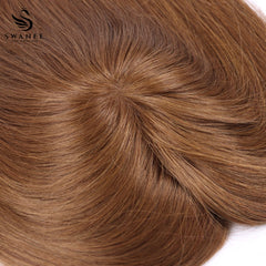 11x17cm Mono Base Human Hair Topper Hairpiece For Women #2