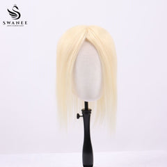 11x17cm Mono Base Human Hair Topper Hairpiece For Women #613