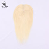 11x17cm Mono Base Human Hair Topper Hairpiece For Women #613