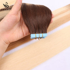 Virgin Hair Machine Weft Extensions 100% Human Hair #B2/18