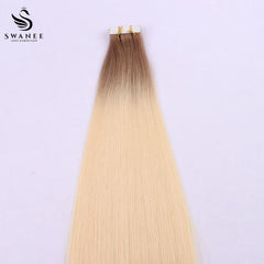 Virgin Hair Machine Weft Extensions 100% Human Hair #T5/55