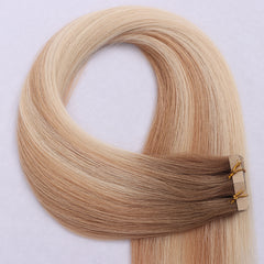 Invisible Tape Hair Extensions Injected Skin Weft Tape In Hair Extensions