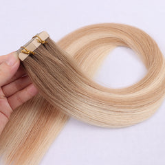 Invisible Tape Hair Extensions Injected Skin Weft Tape In Hair Extensions
