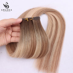 Genius Weft Hair Extensions 100% Remy Human Hair #RLDB
