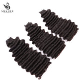 PU Tape In Hair Extensions Deep Wave Double Drawn Tape In Hair 100% Virgin Hair Nature Black #1B