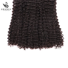 PU Tape In Hair Extensions Deep Curly Double Drawn Tape In Hair 100% Virgin Hair Nature Black #1B