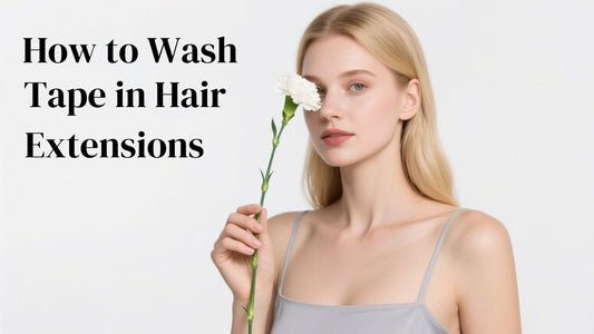 How to Wash Tape in Hair Extensions?