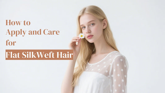 How to Apply and Care for Your Flat Weft Hair Extensions?