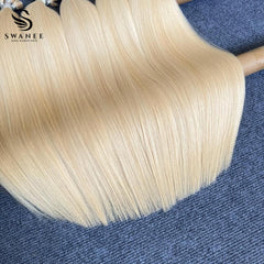 Flat Tip Pre Bonded Hair Extensions 100% Real Human Hair #27/60 Highlight Blonde