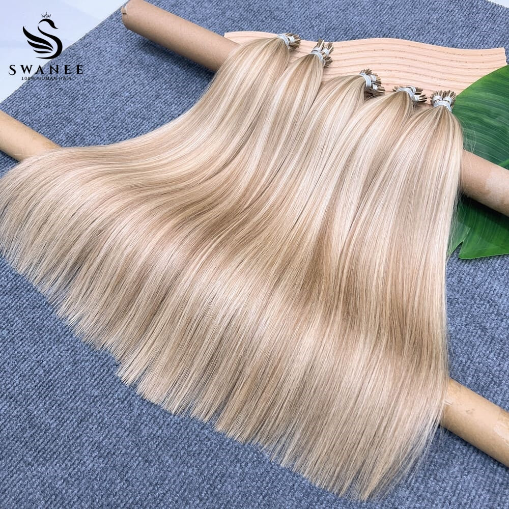 I Tip Pre Bonded Hair Extensions 100% Real Human Hair #P8/613