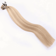 Flat Tip Pre Bonded Hair Extensions 100% Real Human Hair Blonde #P18/613