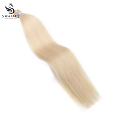 I Tip Pre Bonded Hair Extensions 100% Real Human Hair Platinum Blonde #60