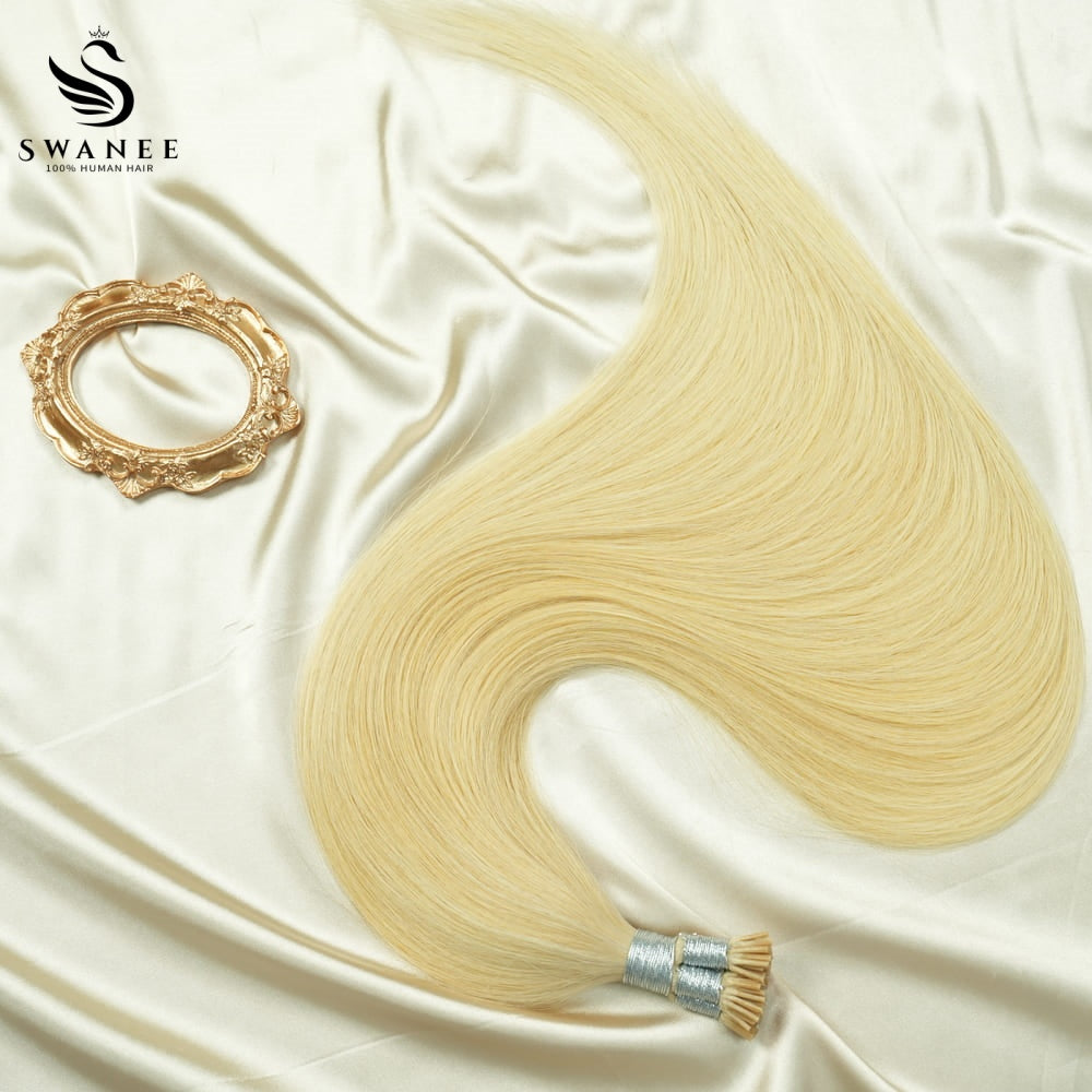I Tip Pre Bonded Hair Extensions 100% Real Human Hair Blond #613