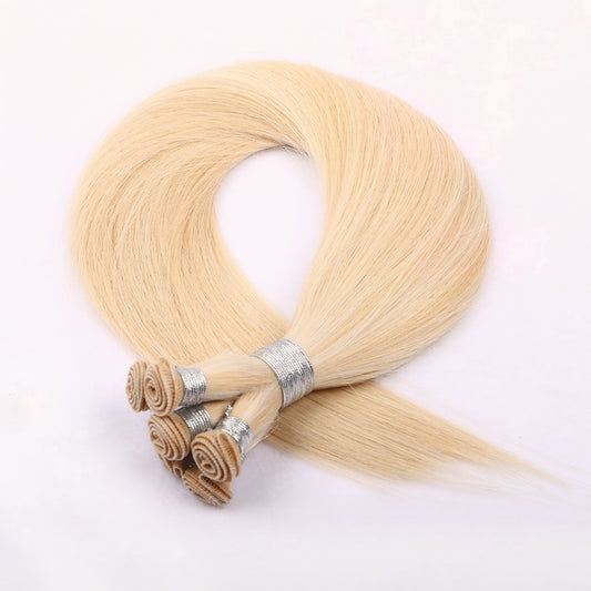 Genius Weft Hair Extensions 100% Human Hair Highlight Blonde P27/60