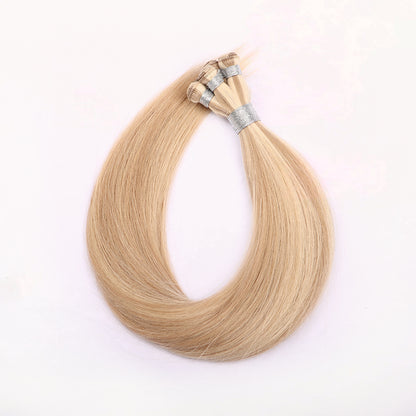 Genius Weft Hair Extensions 100% Human Hair Highlight Blonde P18/613