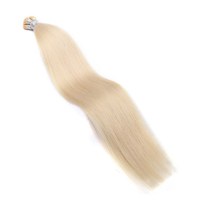 I Tip Pre Bonded Hair Extensions 100% Real Human Hair Platinum Blonde #60