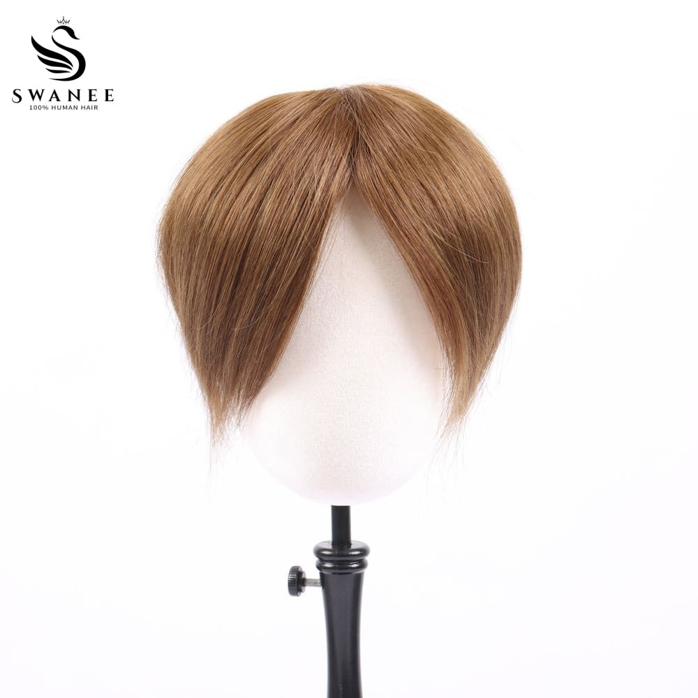 14x15cm Mono Base Human Hair Topper Hairpiece For Women #2