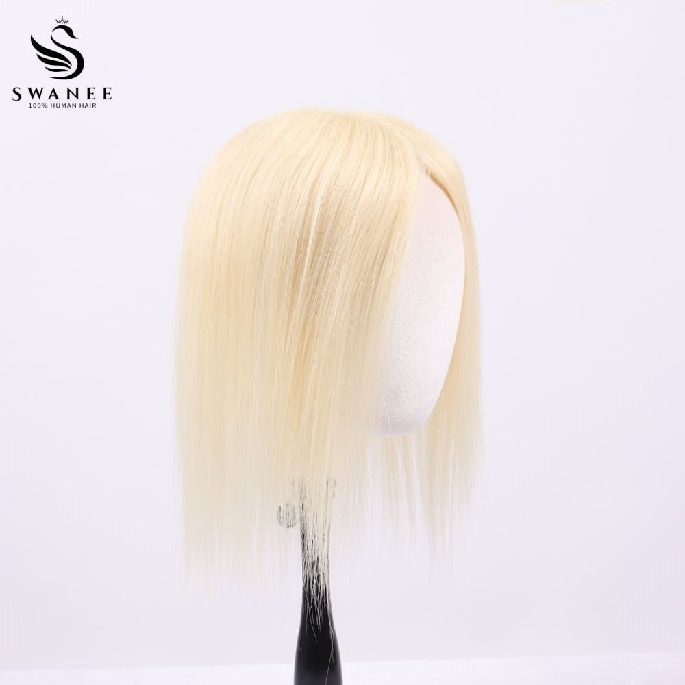 11x17cm Mono Base Human Hair Topper Hairpiece For Women #613