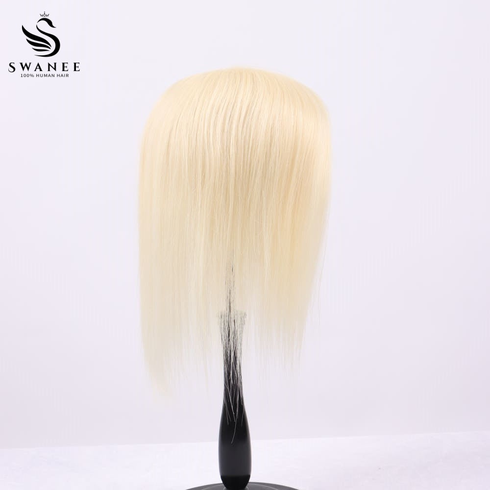 11x17cm Mono Base Human Hair Topper Hairpiece For Women #613