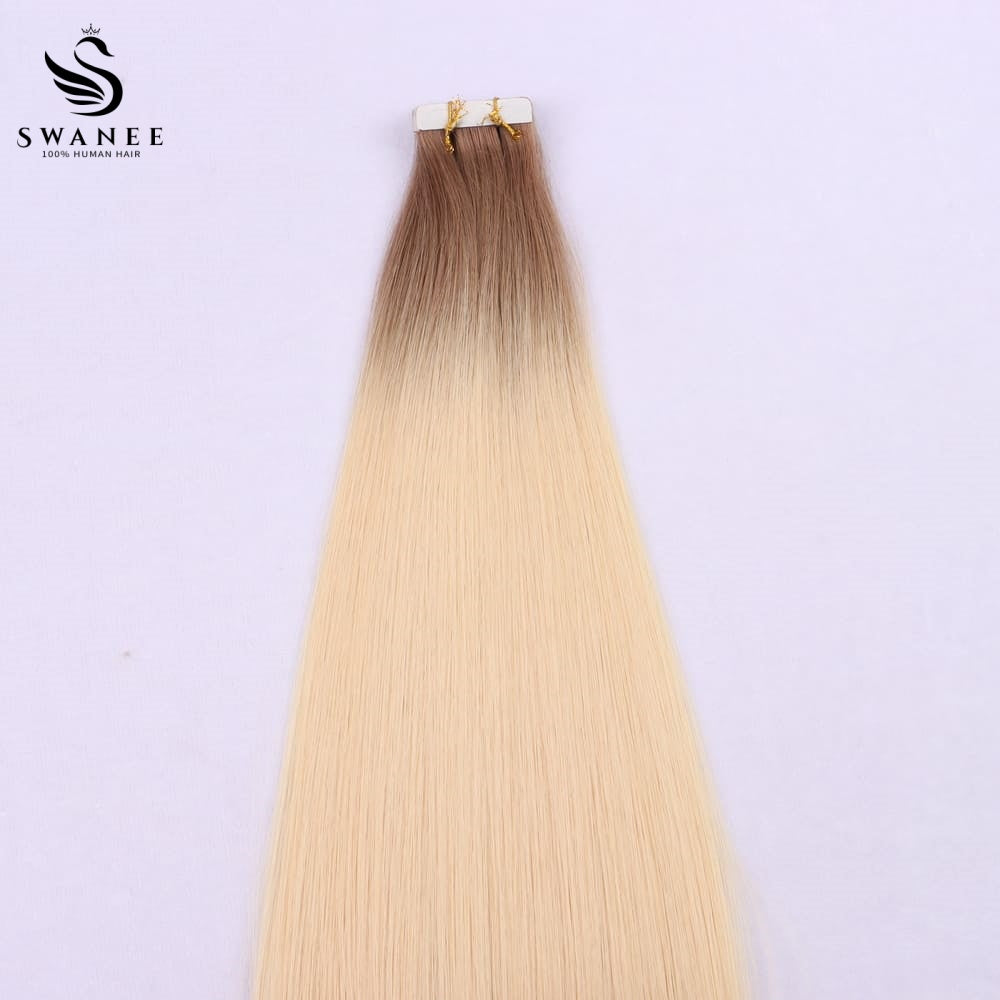 Virgin Hair Machine Weft Extensions 100% Human Hair #T5/55