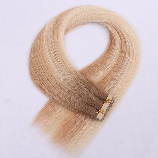 Invisible Tape Hair Extensions Injected Skin Weft Tape In Hair Extensions