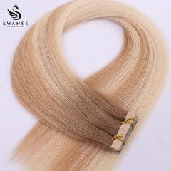 Virgin Hair Machine Weft Extensions 100% Human Hair #T8/14/60