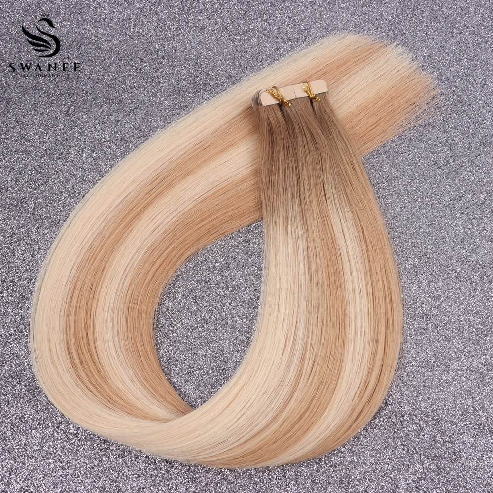 Virgin Hair Machine Weft Extensions 100% Human Hair #T8/14/60