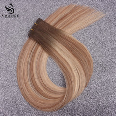 Genius Weft Hair Extensions 100% Remy Human Hair #RLDB