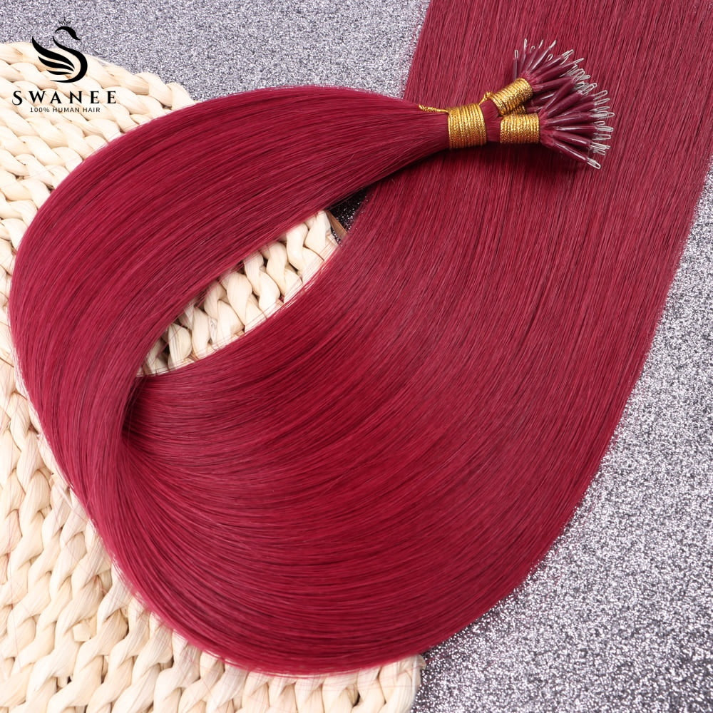 Nano Ring Hair Extensions 100% Remy Human Hair #530