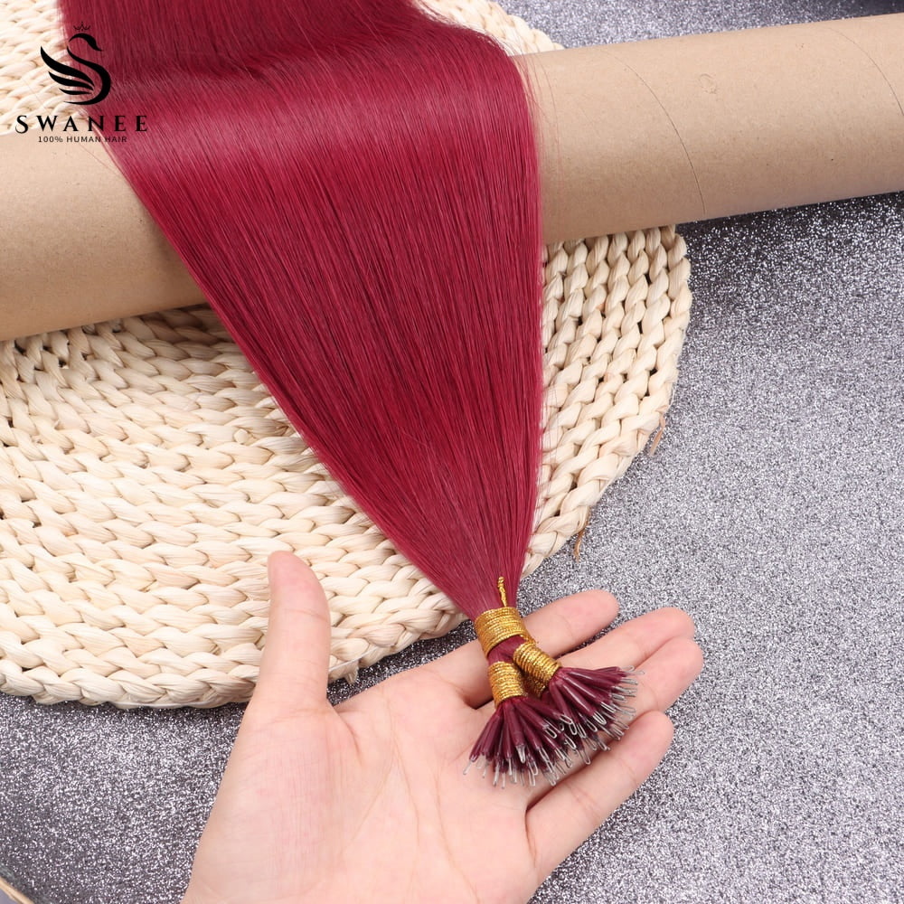 Nano Ring Hair Extensions 100% Remy Human Hair #530
