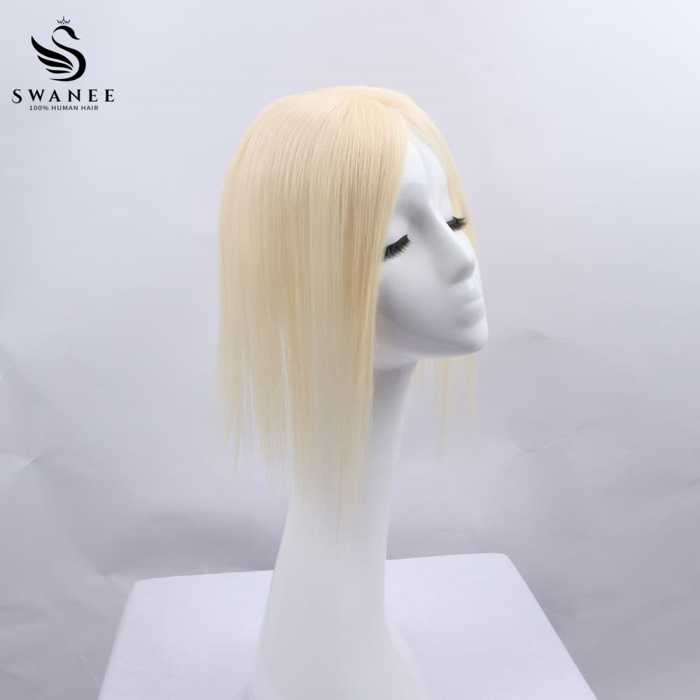 9x11cm Mono Base Human Hair Topper Hairpiece For Women #60