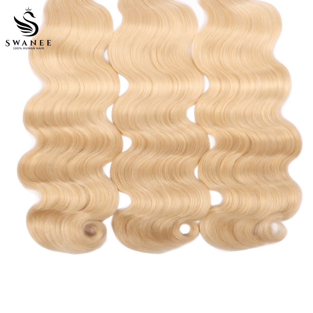 PU Tape In Hair Extensions Body Wave Double Drawn Tape In Hair 100% Virgin Hair Beach Blonde #613